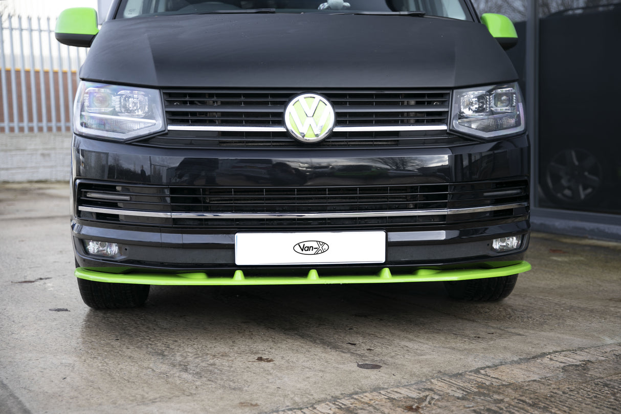 Inneal DRL bàr-solais VW T6 Transporter (Gloss Black) Freagarrach airson Highline agus Sportline Bumper Ideal MOD