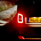 VW T5.1 Transporter MK3.1 Van Tailgate LED Rear Lights Clear Ideal LED Full Frame Led Light- Bar